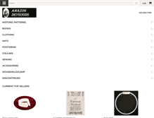 Tablet Screenshot of amazondrygoods.com